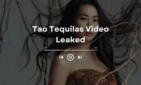 This occurrence rotates around a video that as of late surfaced internet, causing a hurricane of conversations and responses. . Tao tequilas sex